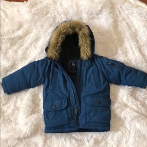 Toddlers boys blue GAP jacket. Never worn